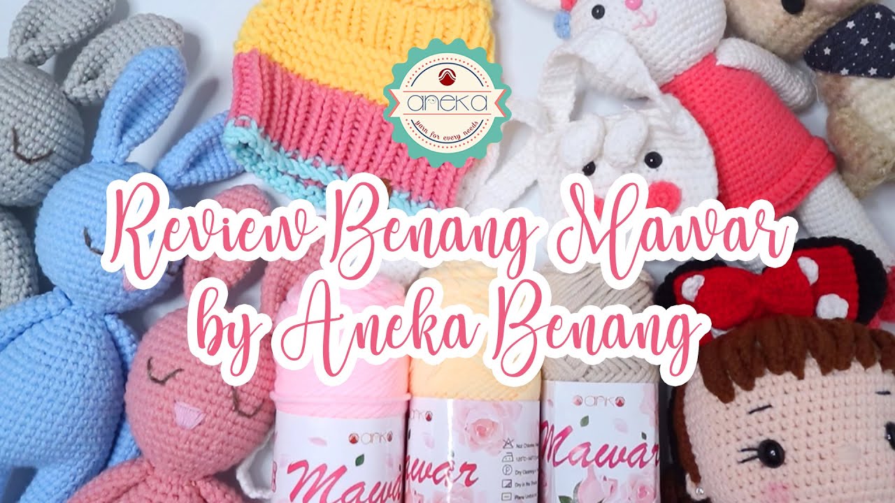 Review Benang Rajut Katun Susu Mawar (Soft Acrylic Mawar Yarn / Milk Cotton Worsted) by Aneka Benang