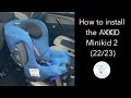 Axkid minikid 2 2223 installation