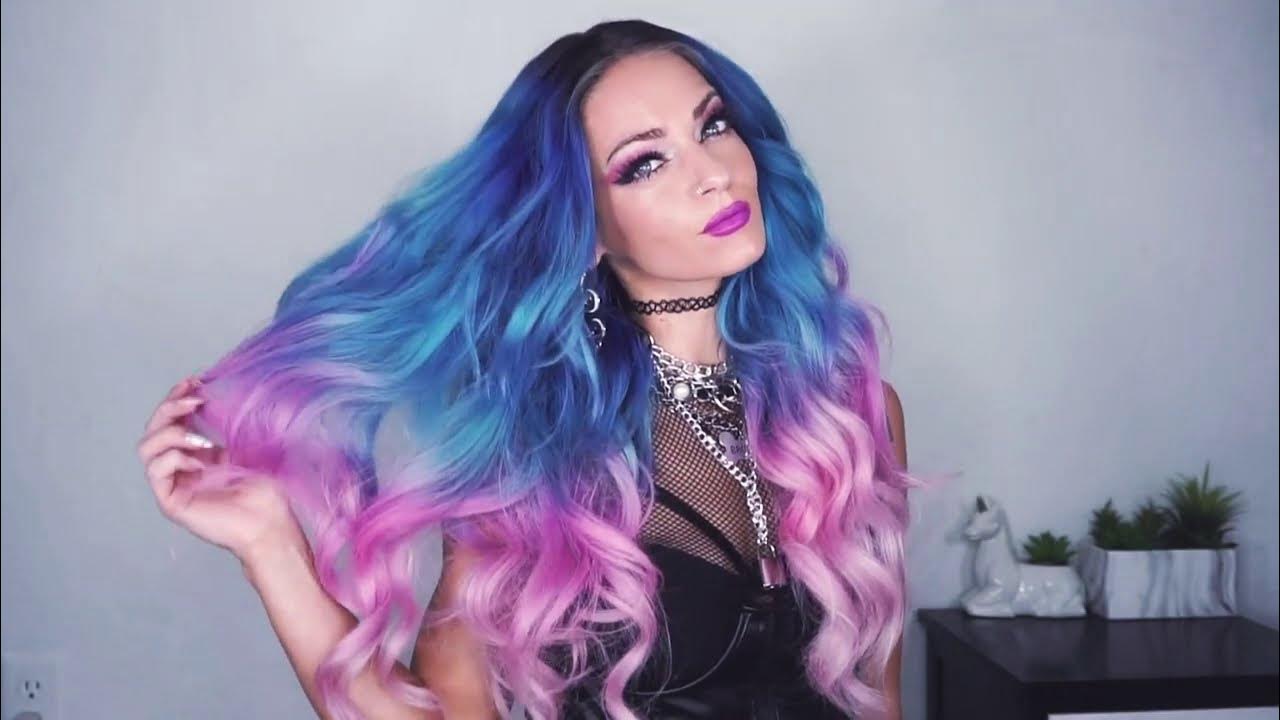How to Dip Dye Hair at Home Ombre Tutorial by Charity YouTube