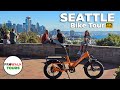 Bike tour of seattle  45 miles  4k 60fps with captions  prowalk tours