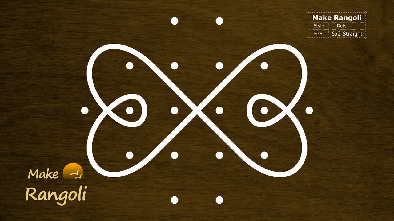 BEGINNERS Melika Muggu | Sikku kolam with dots | Dhanurmasam Muggulu | Margazhi Kolam | Make Rangoli