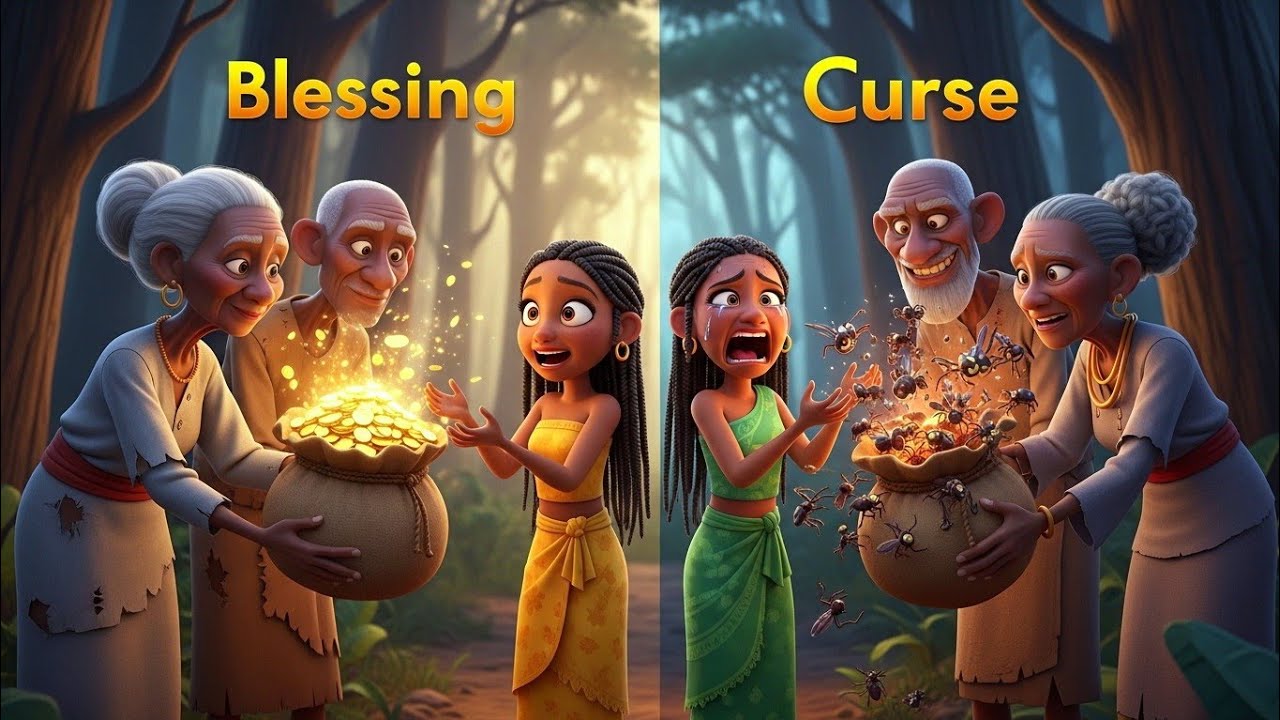 Two Step sisters Who Received Reward For Both Kindness And Wickedness 