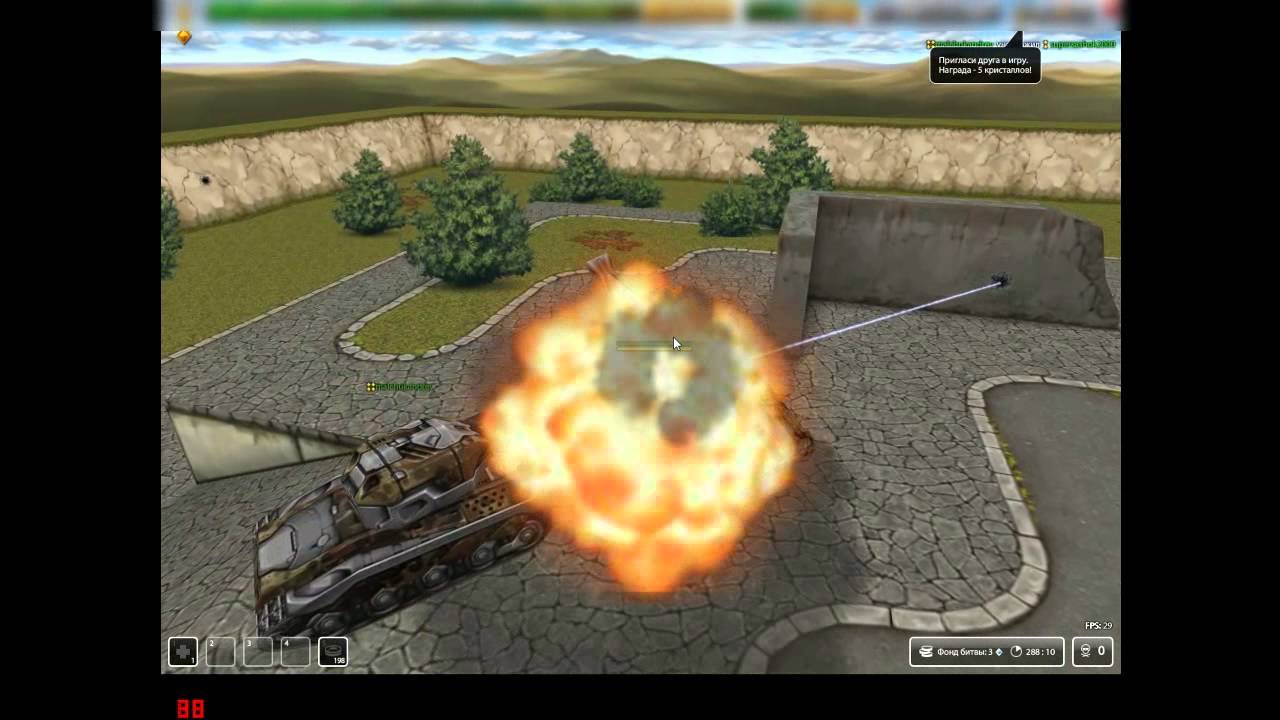 SnowMan Tanki Online Обзор 1 " Рельса"