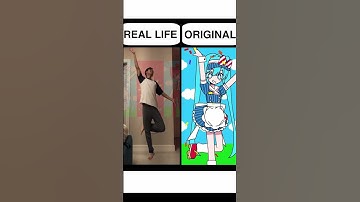 Thumbnail of Mesmerizer Original vs Real Life! 🗣️🔥🩵 #shorts #hatsunemiku #vocaloid