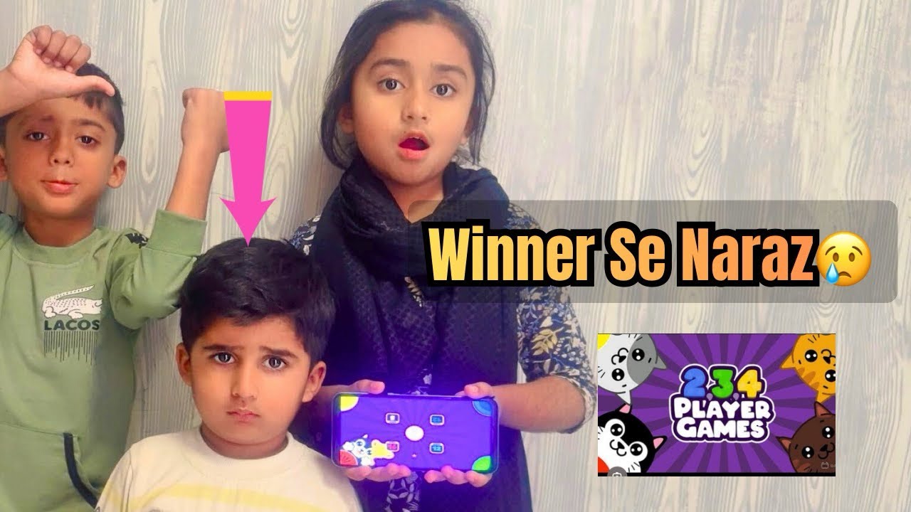 Winner Se Naraz 😢🎮| 2–3 Player Mobile Game | Kids Funny Reactions