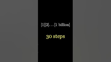 Why binary search is fast #programming #maths #mathematics #quiz