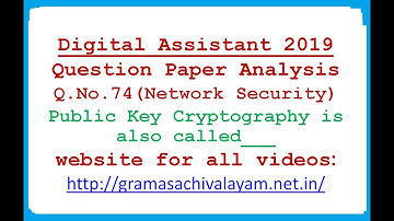 DIGITAL ASSISTANT || QUESTION PAPER ANALYSIS || Q.NO. 74