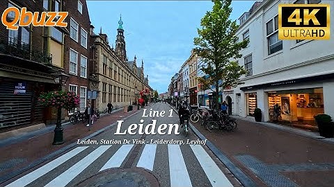 Qbuzz line 1: Leiden, Station De Vink - Leiderdorp, Leyhof | 🚌 Volvo 7900 Electric | 2025 4K 🇳🇱