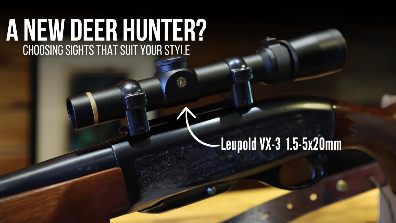 Rifle Scopes | Why I Use A Leupold VX-3 1.5-5x20mm - YouTube