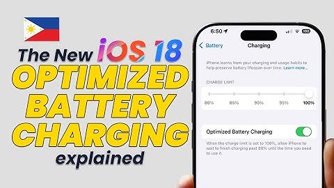 Ano nga ba ang Optimized Battery Charging at Charge Limit sa iOS 18!!!