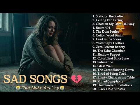 Saddest Songs Ever 💔 Sad Songs That Make You Cry Alone at Night | Heartbreak Playlist (1 Hour)
