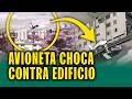 Así fue el terrible accidente en Brasil: 2 muertos tras choque de avioneta con edificio residencial