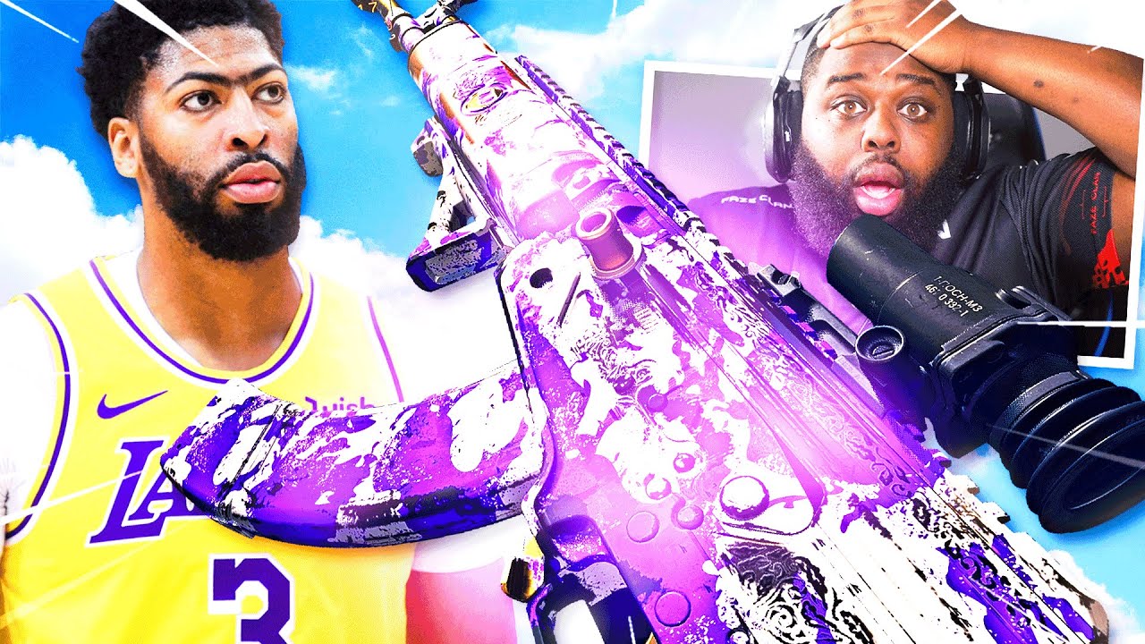 I Played Warzone With ANTHONY DAVIS! (COD WARZONE) - YouTube