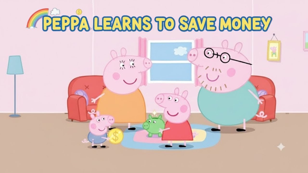Пеппа и Джордж учатся экономить деньги в увлекательной и щадящей форме! 🐷💛