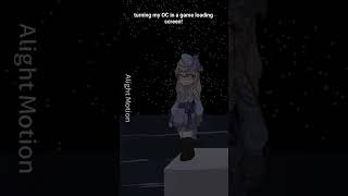 Turning my OC in a video game loading screen! // #art #drawing #animation #trending #fypシ #dark #sea