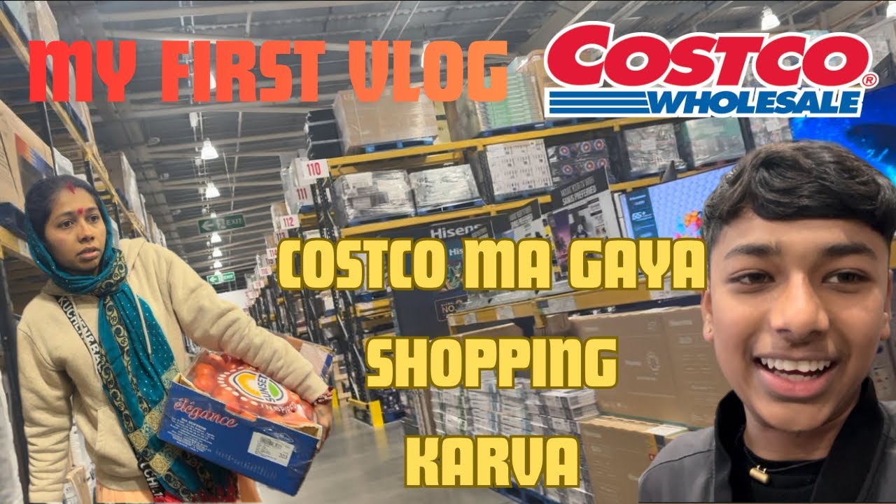 Costco ma gaya shopping karva sathe mummy poppa ane dadi ,dada fuii@shahilsolankivlog#subscribe#vlog