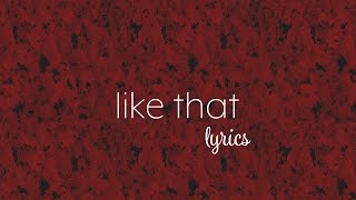 Bea Miller - like that (Lyric Video)