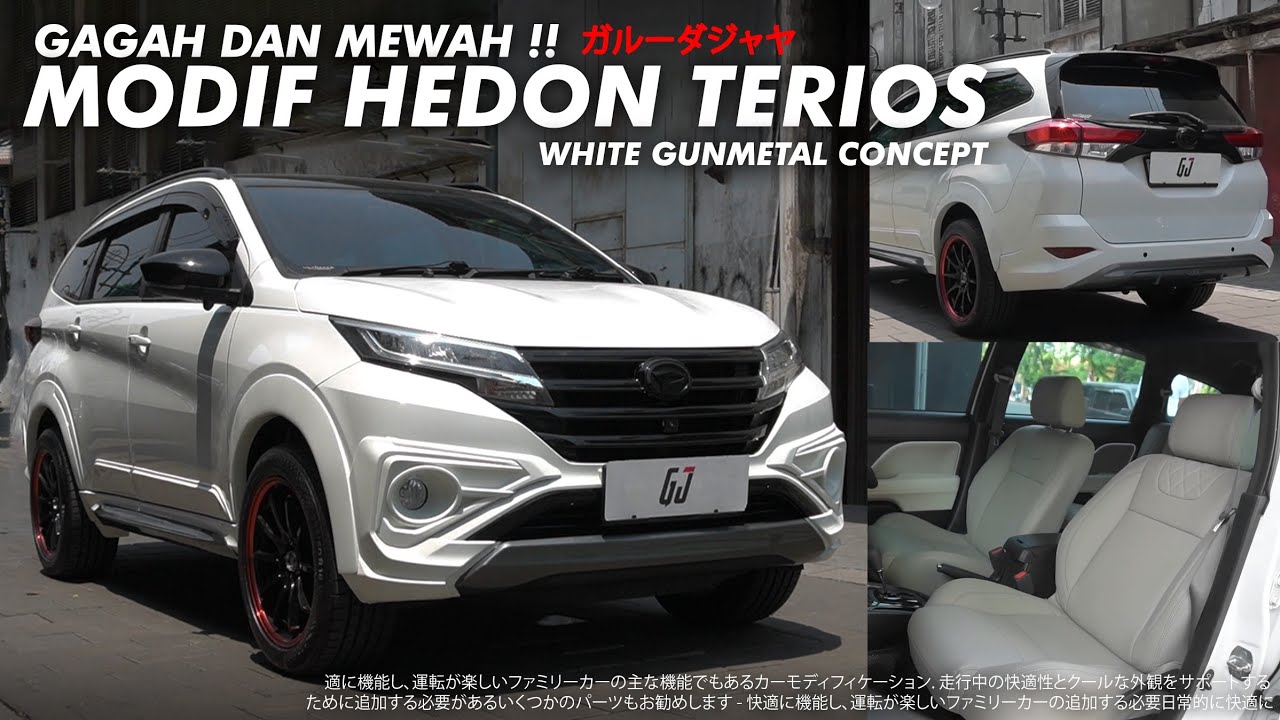 NAIK KELAS TERIOS JADI SUV MAHAL - BLACK & WHITE VERSION !!!