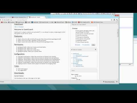 Bukkit Plugin Tutorial: GuestGuard - Control building with permissions!