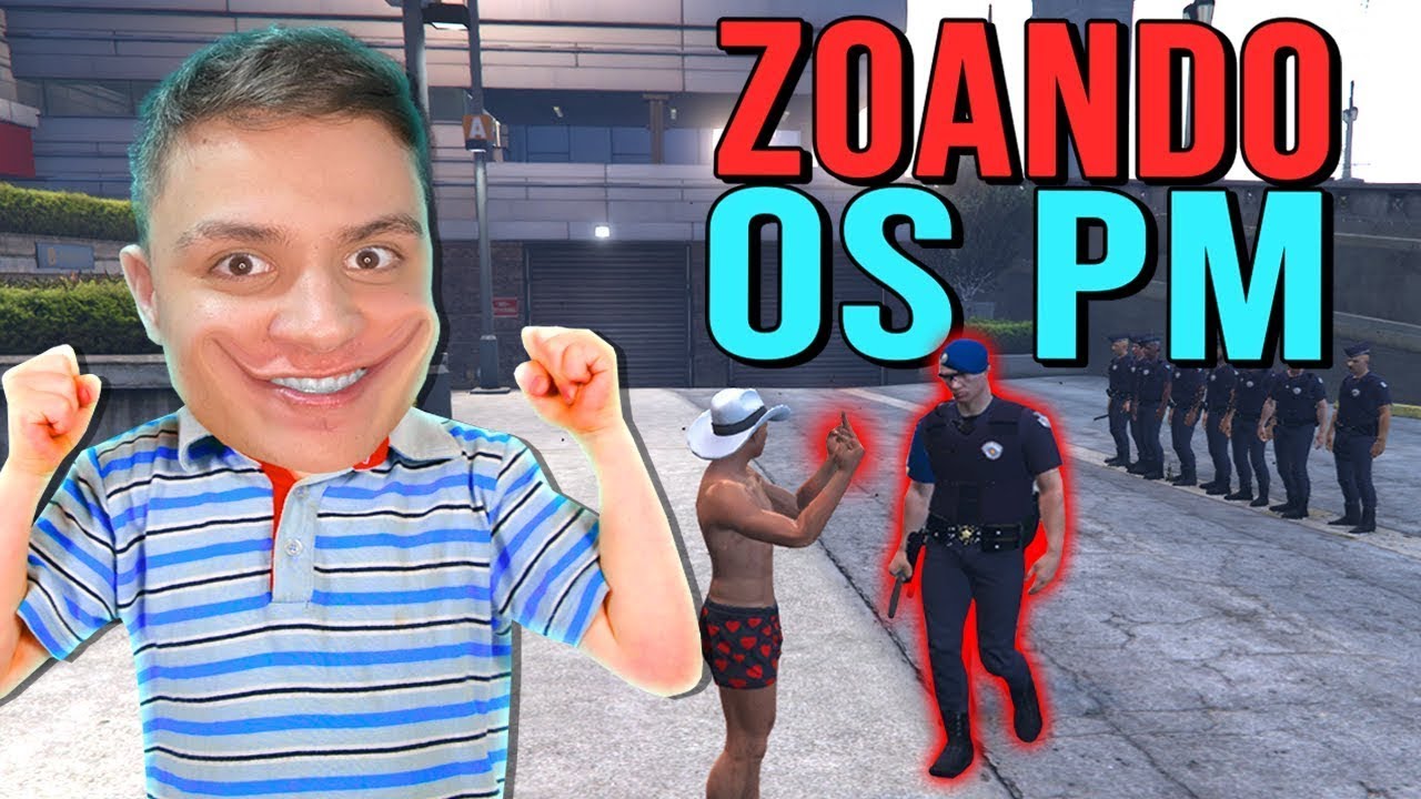 ZOEI MUITO OS PM no GTA RP 😂 (Paulinho o LOKO)
