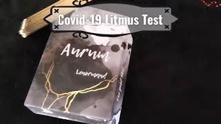 Multiple meanings in 3 cards,  Covid-19 Litmus Test, featuring the Aurum Lenormand