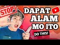 Mga dapat mong malaman bago ka gumawa ng youtube channel mo  tips and advice to grow your channel