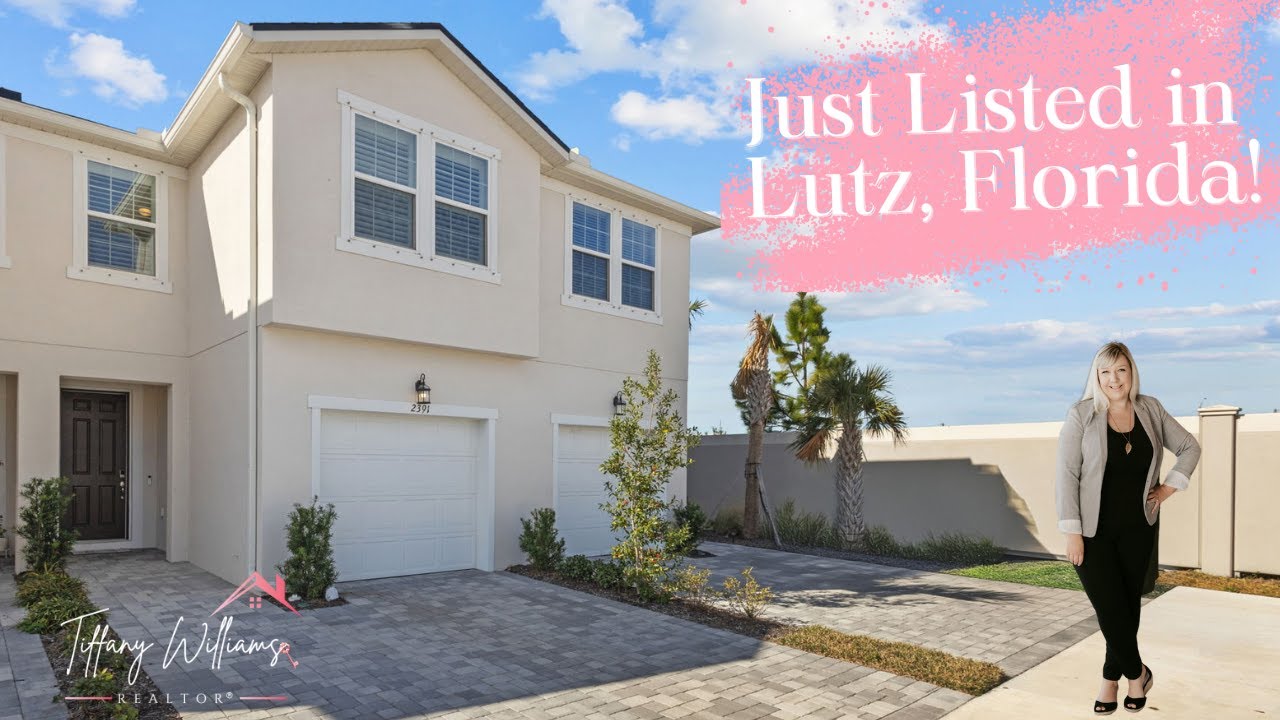 Stunning 2023 Townhome For Sale in Lutz / Land O' Lakes Florida!