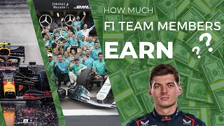 How Much Money do F1 Team Members Earn 2024
