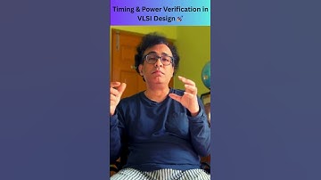 Timing & Power Verification in VLSI Design 🚀 | Subhasish Chakraborti