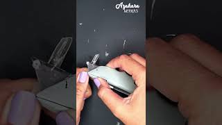 🐦 CÓMO HACER una PLUMA de CALIGRAFÍA con una PLUMA DE AVE #short #caligrafia