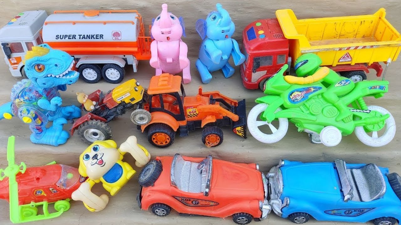 dynasore wala cartoon train dumper cartoon car gadi cartoon bike