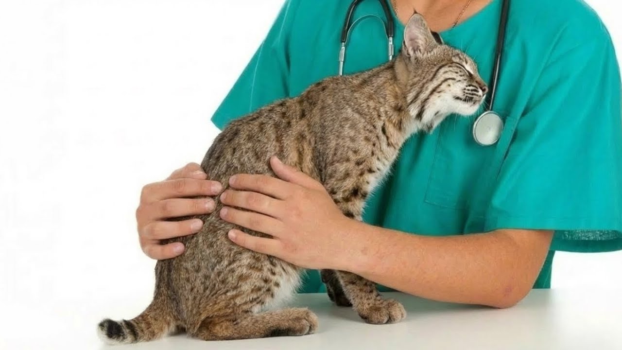 Что произошло, когда эта рысь отказалась отходить от ветеринара? — Ее реакция растопила сердца.