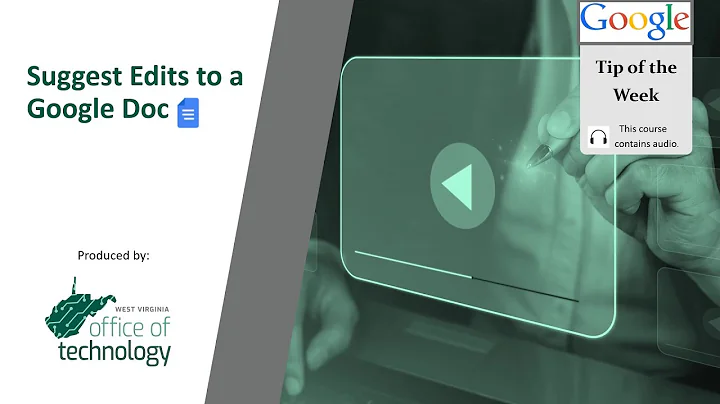 Suggest Edits to a Google Doc