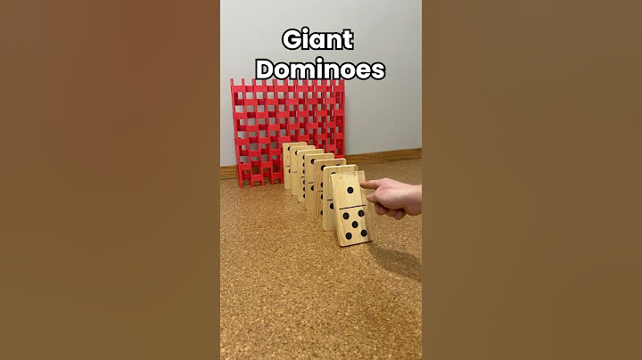 Small to Big Dominoes vs Wall
