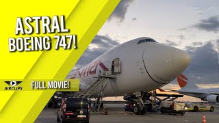 Boeing 747-400F Part 1: Breathtaking B747 flight with extremely pleasant Captain Carsten and crew