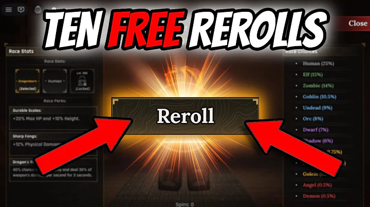 How To REROLL RACES In The FORGE For FREE! How to get 10 Free REOLLS!!