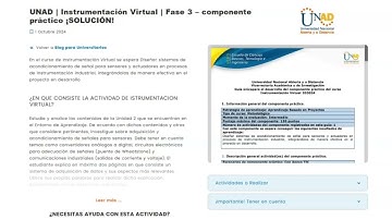 UNAD | Instrumentación Virtual | Fase 3 - componente práctico ¡SOLUCIÓN!
