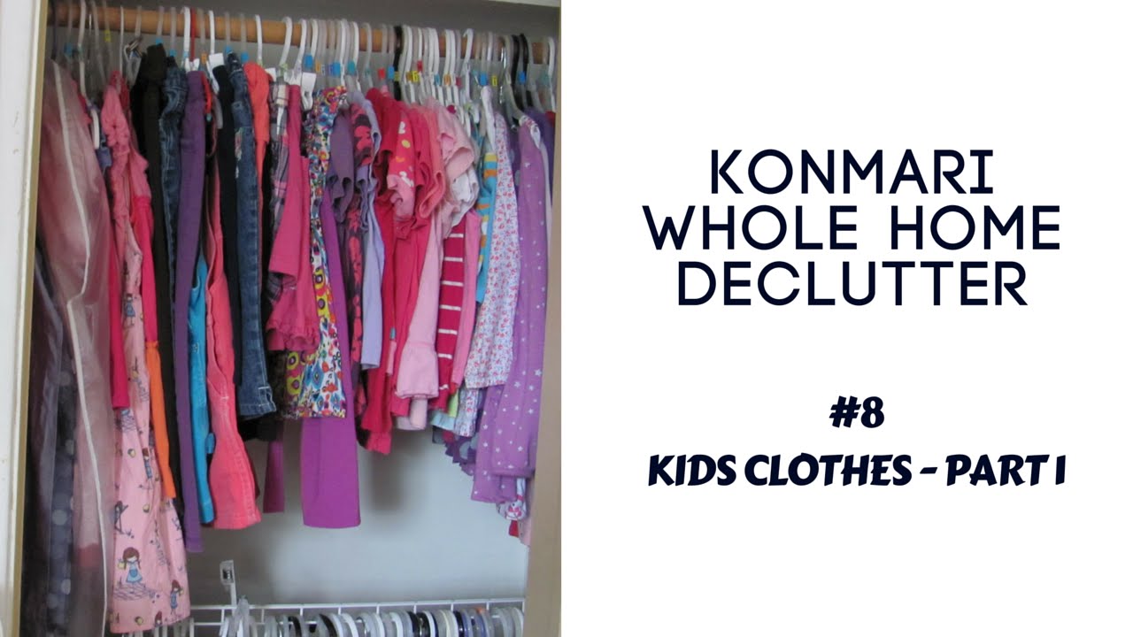decluttering kids clothes