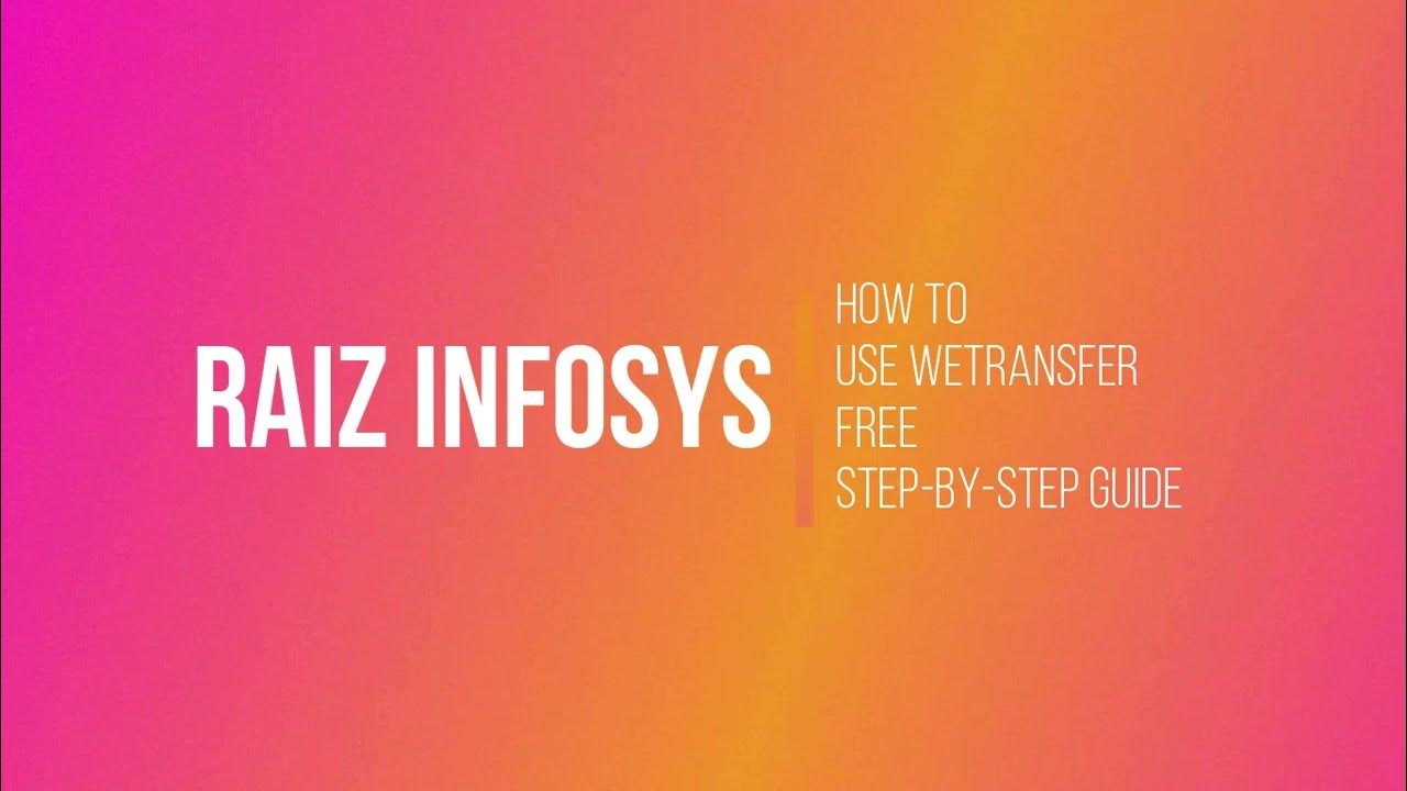 How to Use WeTransfer (Free) StepbyStep Guide YouTube