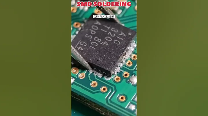 SMD SOLDERING -  QFN IC PLACEMENT PART 5 #shorts #shortsfeed #shortsvideo #youtubeshorts #smd