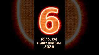 "Number 6 (मूलांक 6)" YEARLY FORECAST 2026 #numerology #job #success #growth #finance #health #love