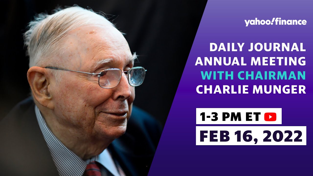 Charlie Munger speaks at the Daily Journal annual meeting