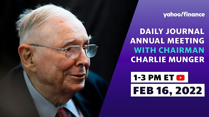 Charlie Munger speaks at the Daily Journal annual ...