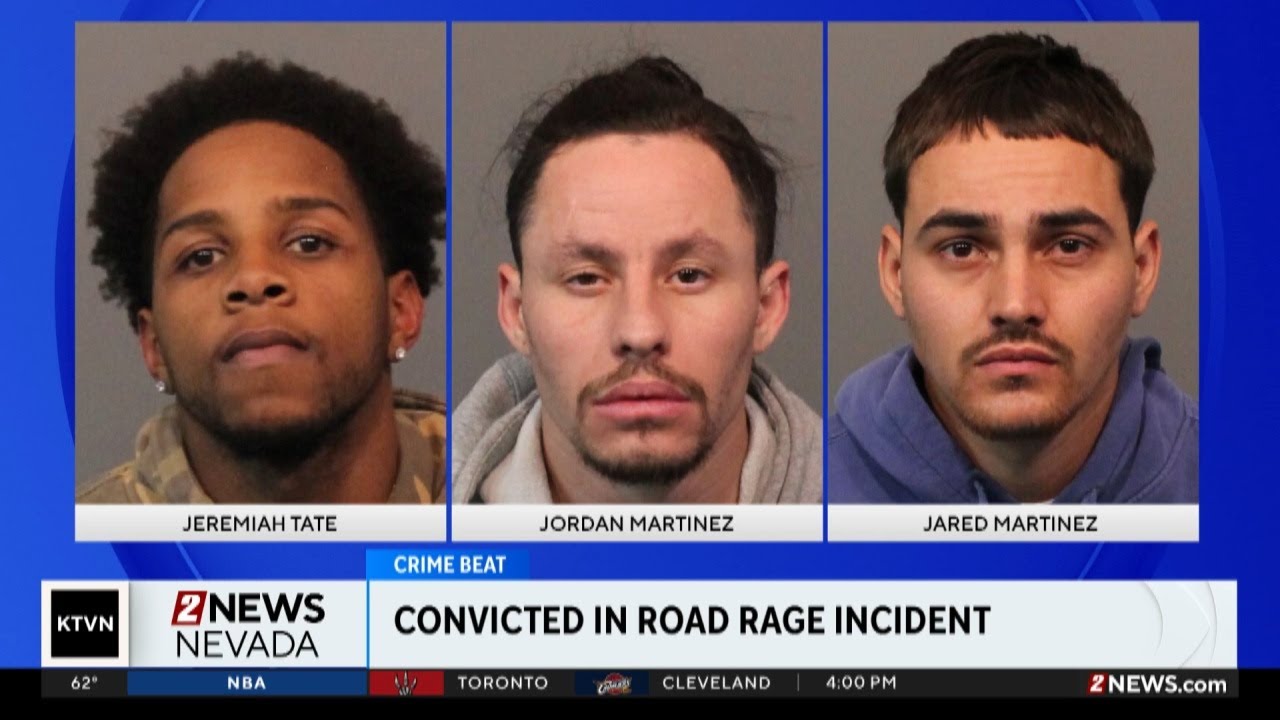 Three men convicted in road rage incident - YouTube