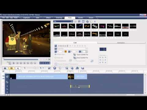สอนการตัดต่อวีดีโอแบบง่ายๆด้วยโปรแกรมUlead VideoStudio 11