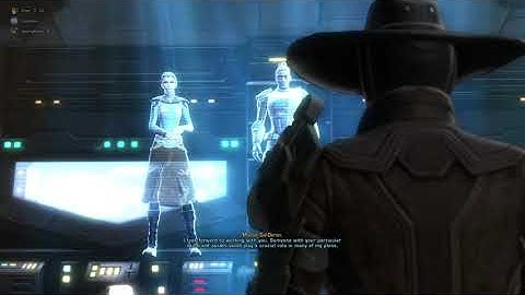SWTOR - Smuggler Flirting With Master Sal Deron