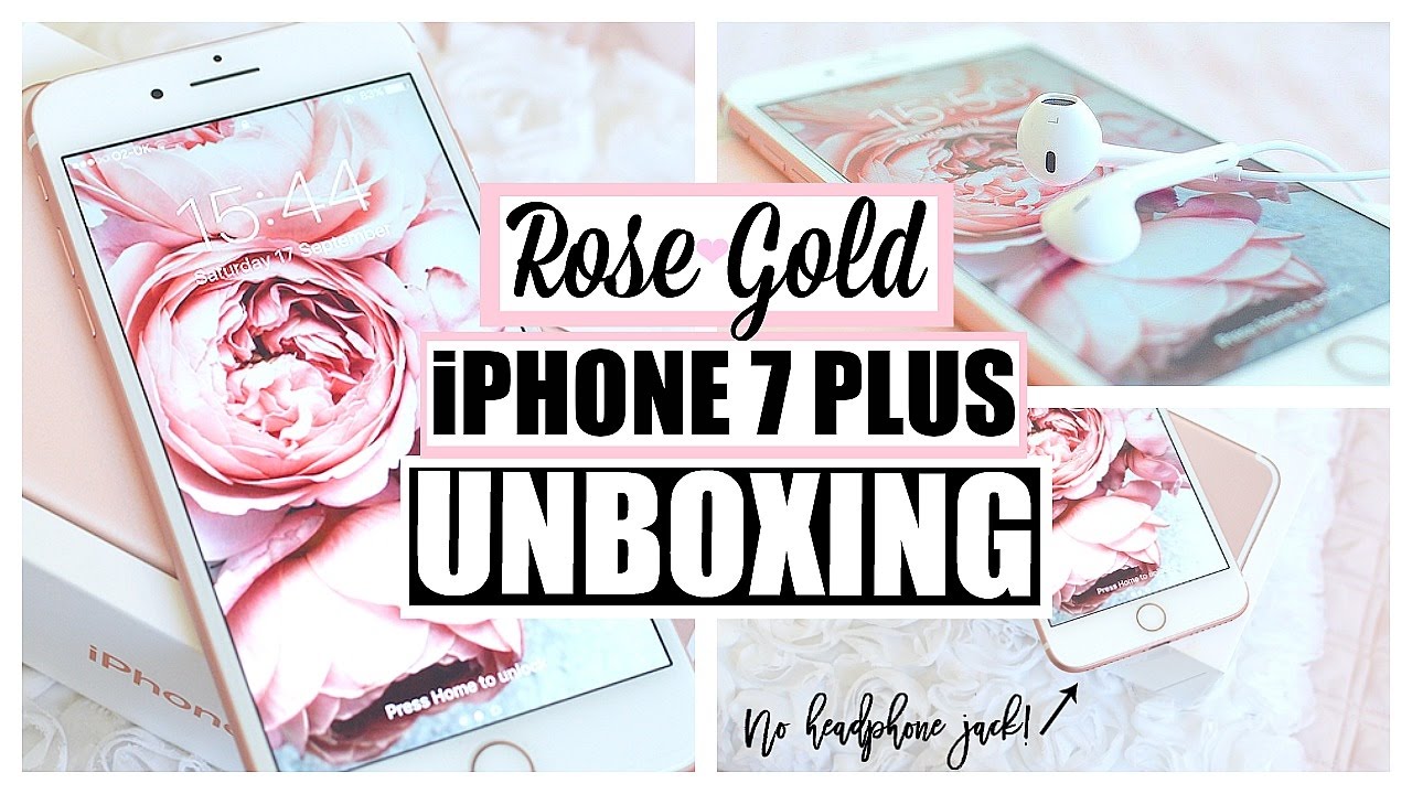 iPhone 7 Plus ROSE GOLD Unboxing 