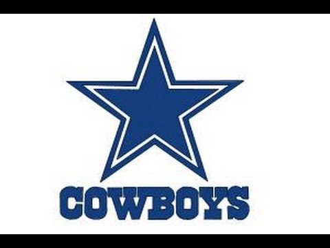 How to draw Dallas Cowboys Logo, NFL team logo - YouTube