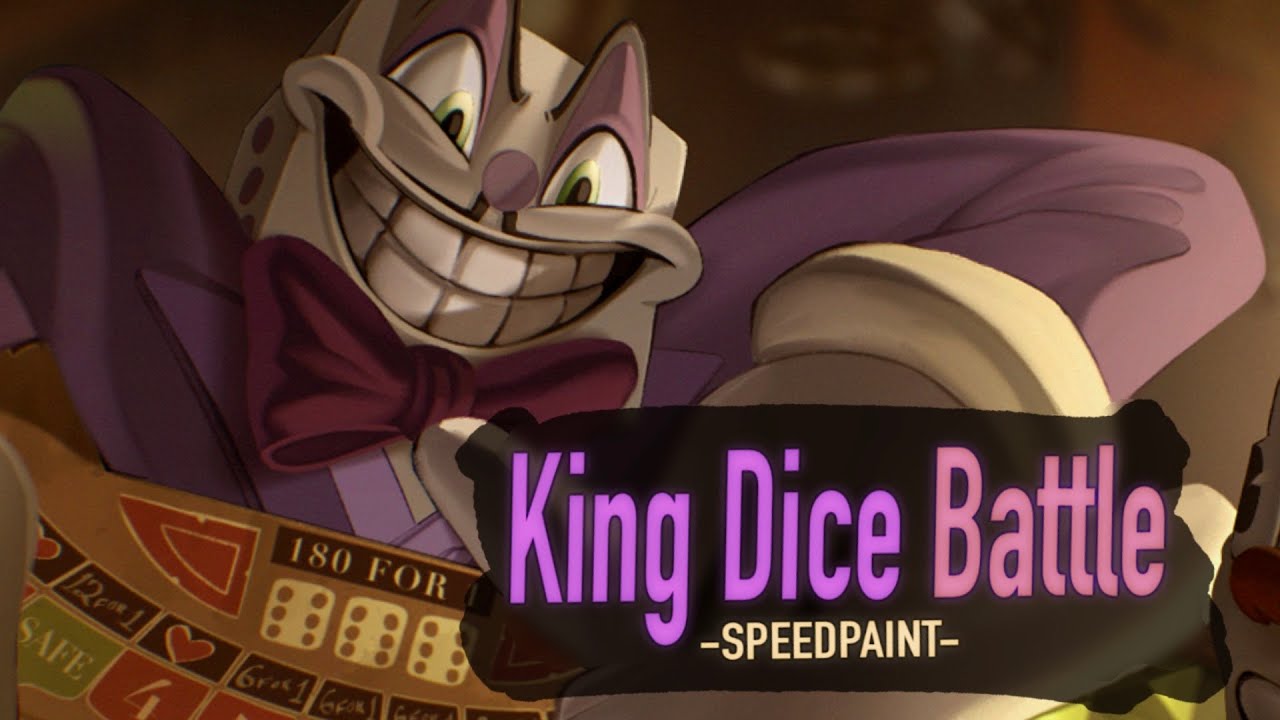 Cuphead - King Dice - SpeedPaint 