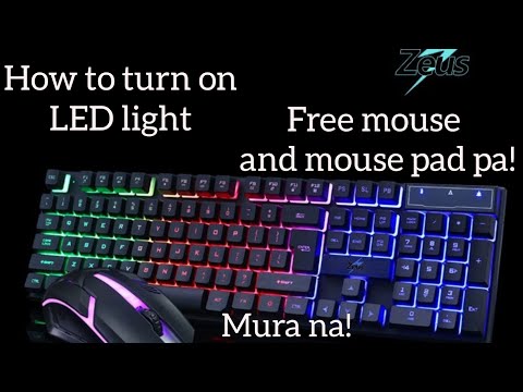 Video: Paano I-on Ang Backlight Ng Keyboard
